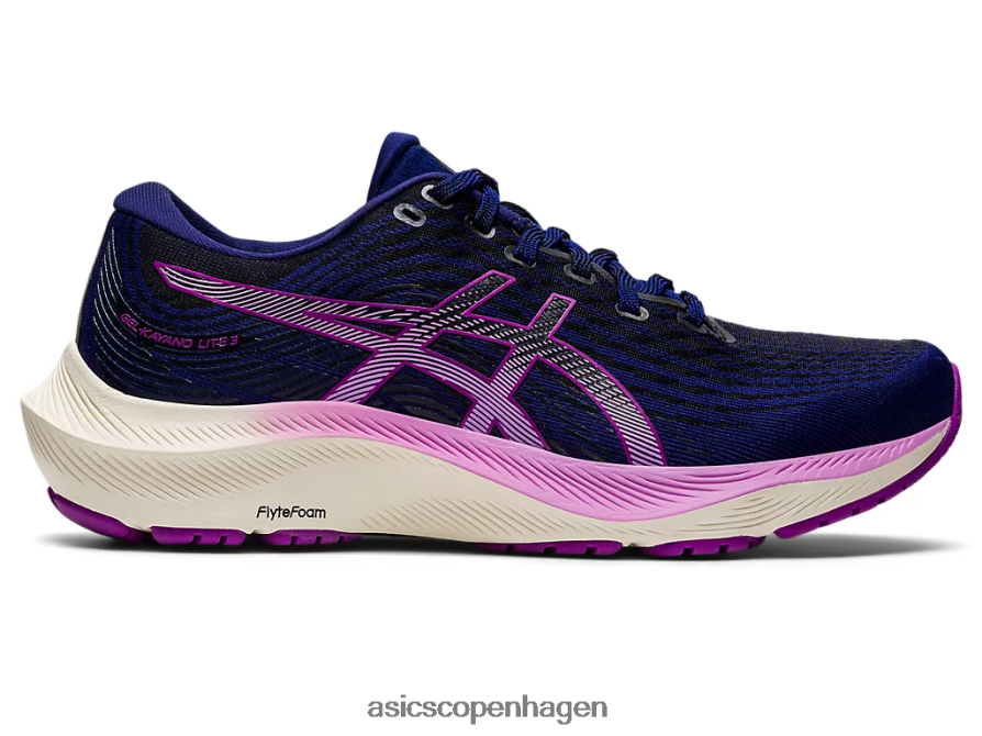 Asics gel-kayano lite 3 dyk blå/orkidé Z206F62760