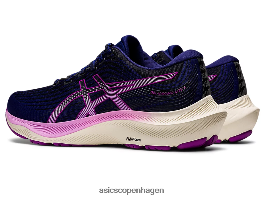 Asics gel-kayano lite 3 dyk blå/orkidé Z206F62760