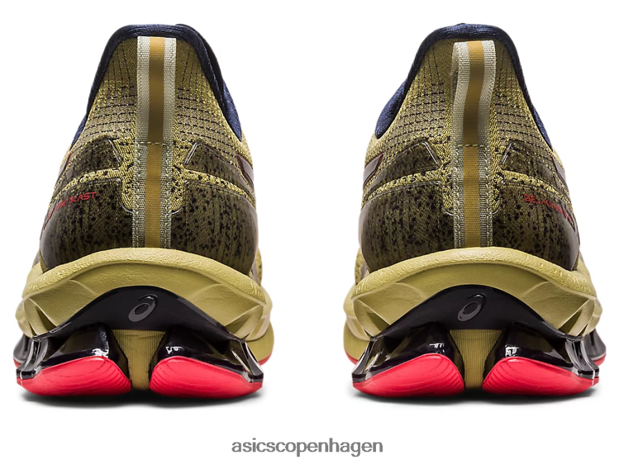 Asics gel-kinsei blast le 2 olivenolie/elektrisk rød Z206F6498