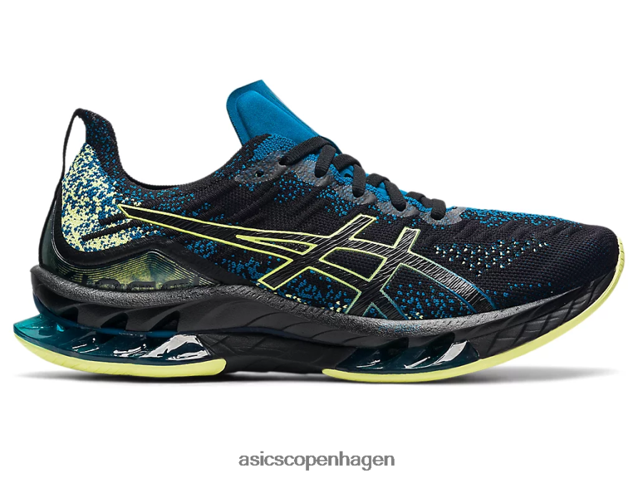 Asics gel-kinsei blast sort/glødende gul Z206F61680