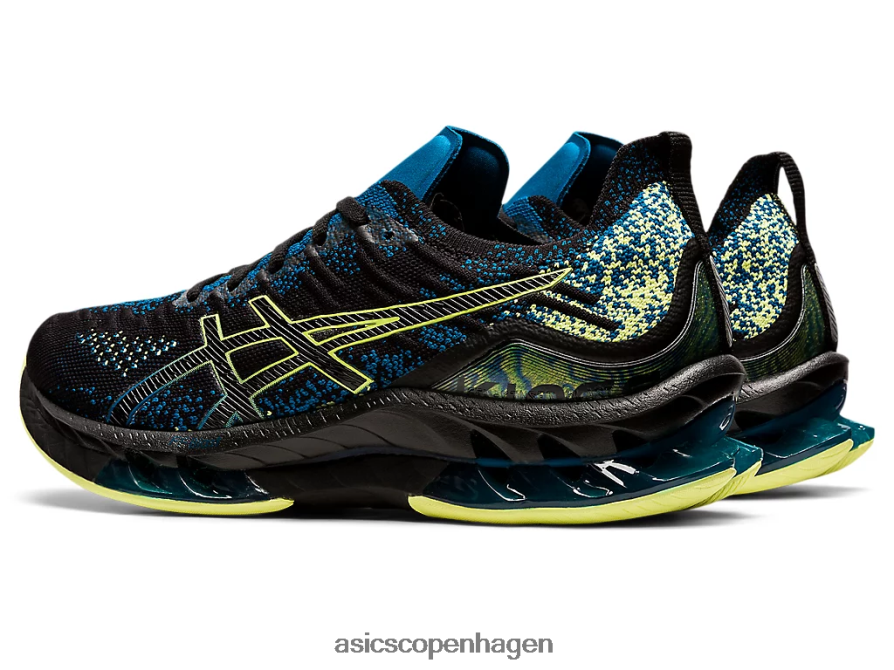 Asics gel-kinsei blast sort/glødende gul Z206F61680