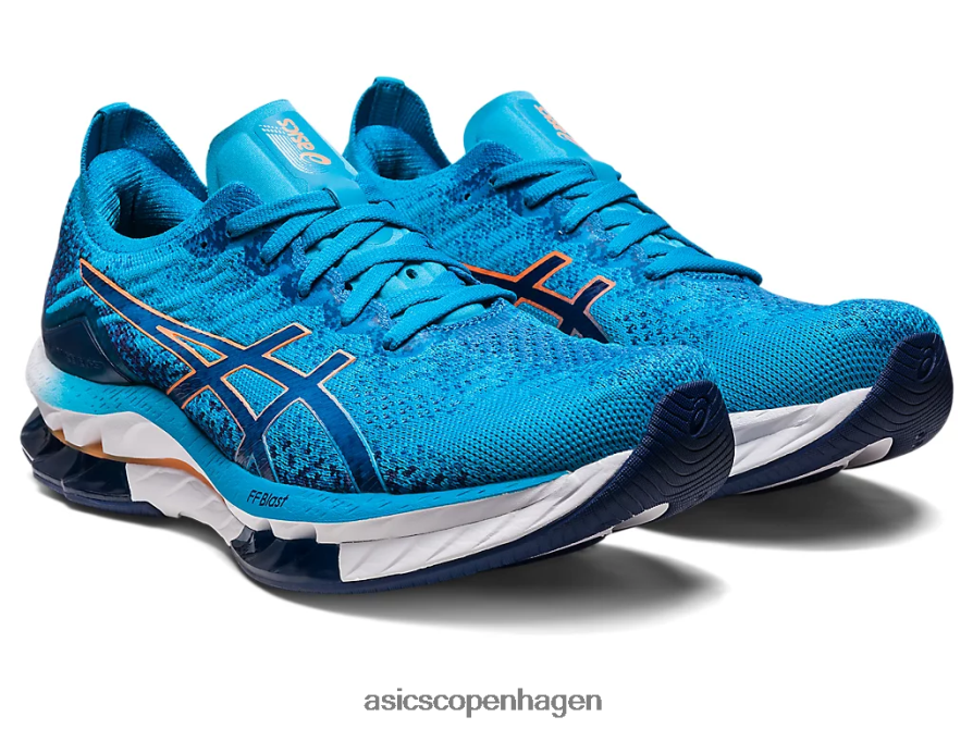 Asics gel-kinsei blast ø blå/sol fersken Z206F6511