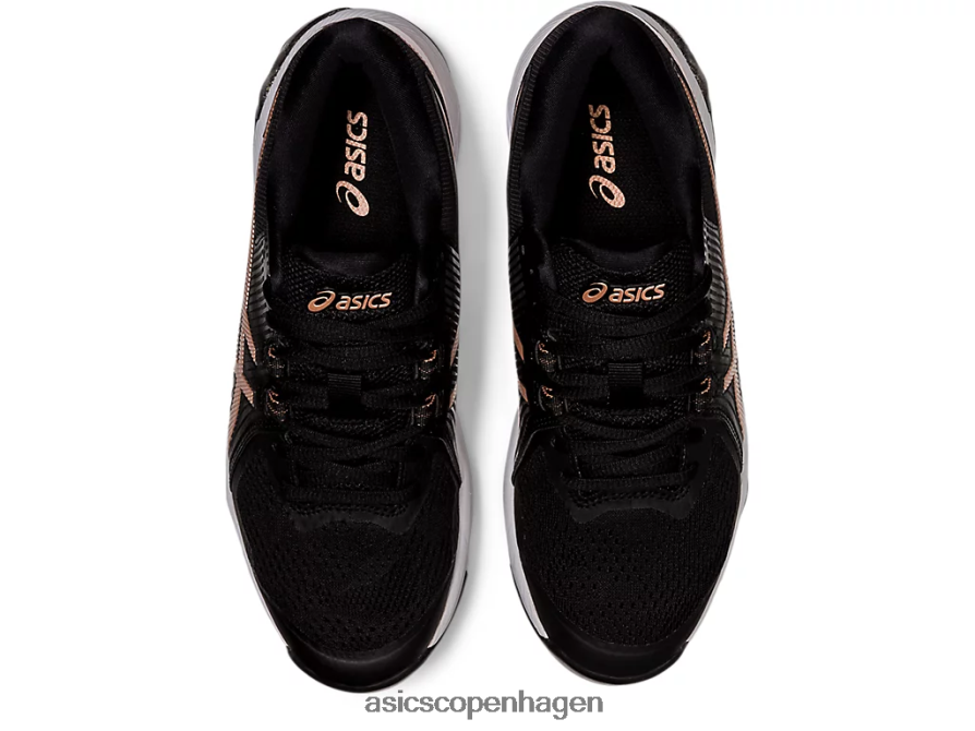Asics gel-kursus glide sort/rosaguld Z206F64056