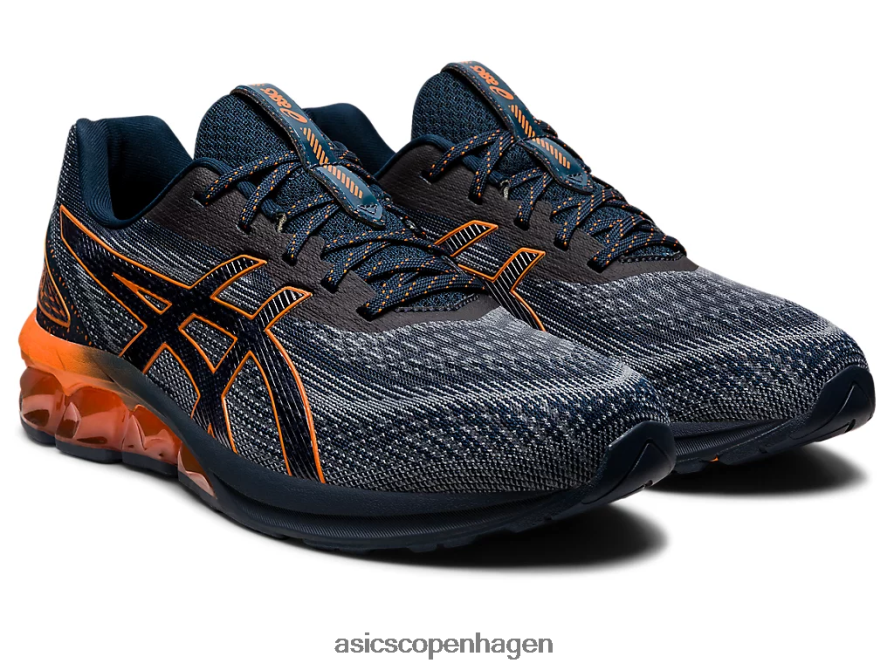 Asics gel-kvante 180 vii fransk blå/lava orange Z206F6733