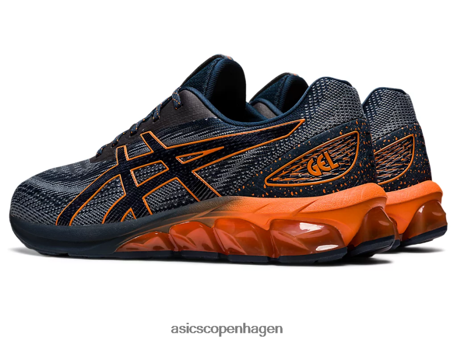 Asics gel-kvante 180 vii fransk blå/lava orange Z206F6733