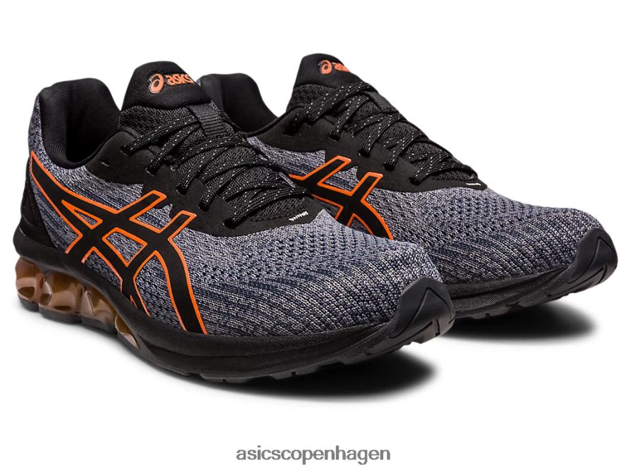 Asics gel-kvante 180 vii lergrå/sort Z206F655