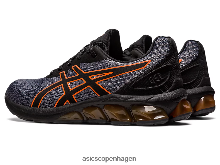 Asics gel-kvante 180 vii lergrå/sort Z206F655