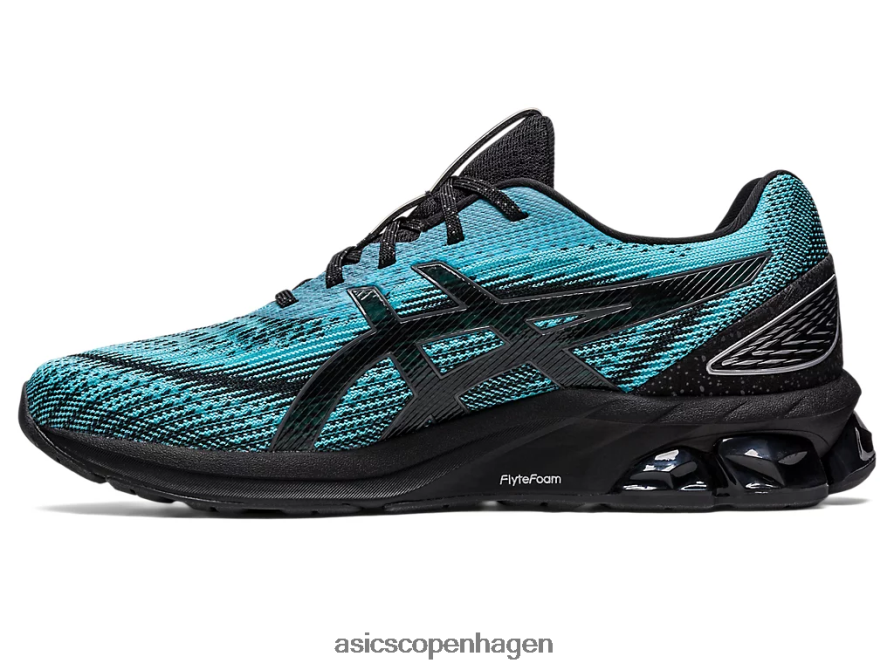 Asics gel-kvante 180 vii lys cyan/sort Z206F6132