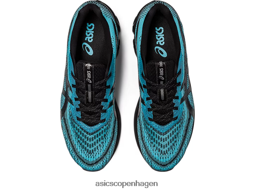 Asics gel-kvante 180 vii lys cyan/sort Z206F6132