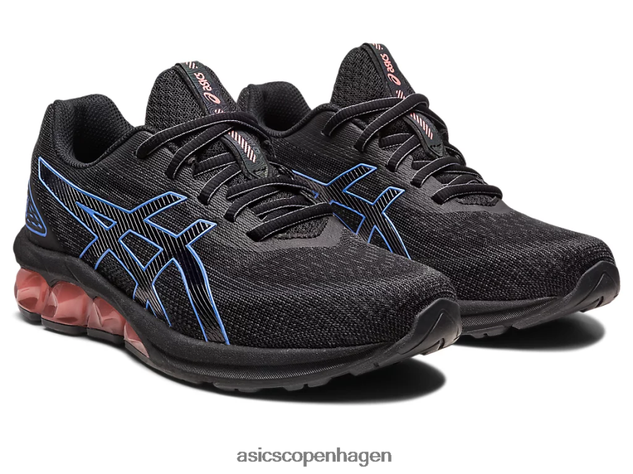 Asics gel-kvante 180 vii sort/periwinkle blå Z206F62336