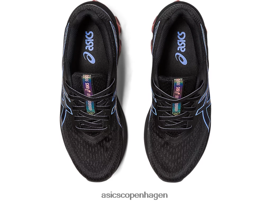 Asics gel-kvante 180 vii sort/periwinkle blå Z206F62336