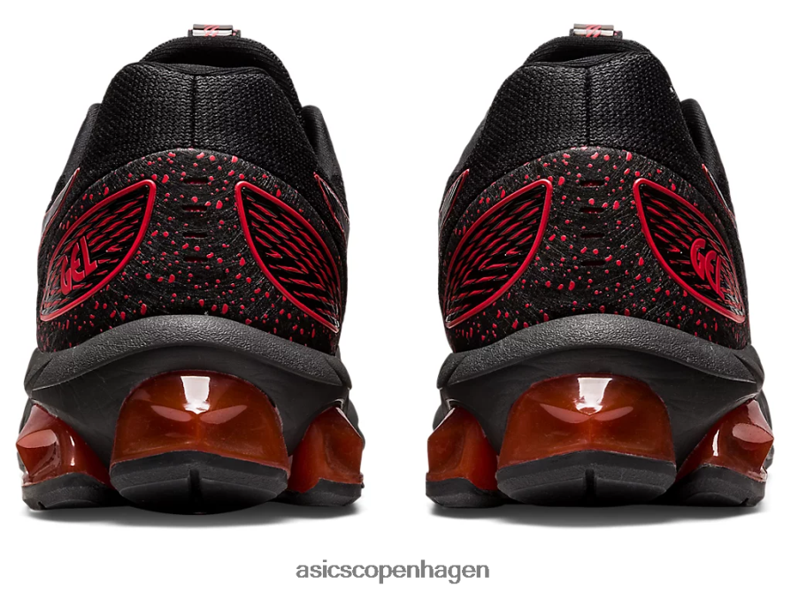 Asics gel-kvante 180 vii sort/rød alarm Z206F6742