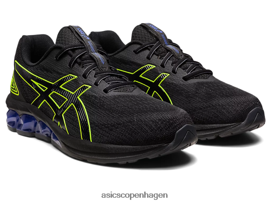 Asics gel-kvante 180 vii sort/sikkerhedsgul Z206F6224