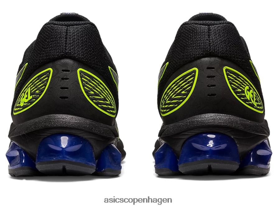 Asics gel-kvante 180 vii sort/sikkerhedsgul Z206F6224