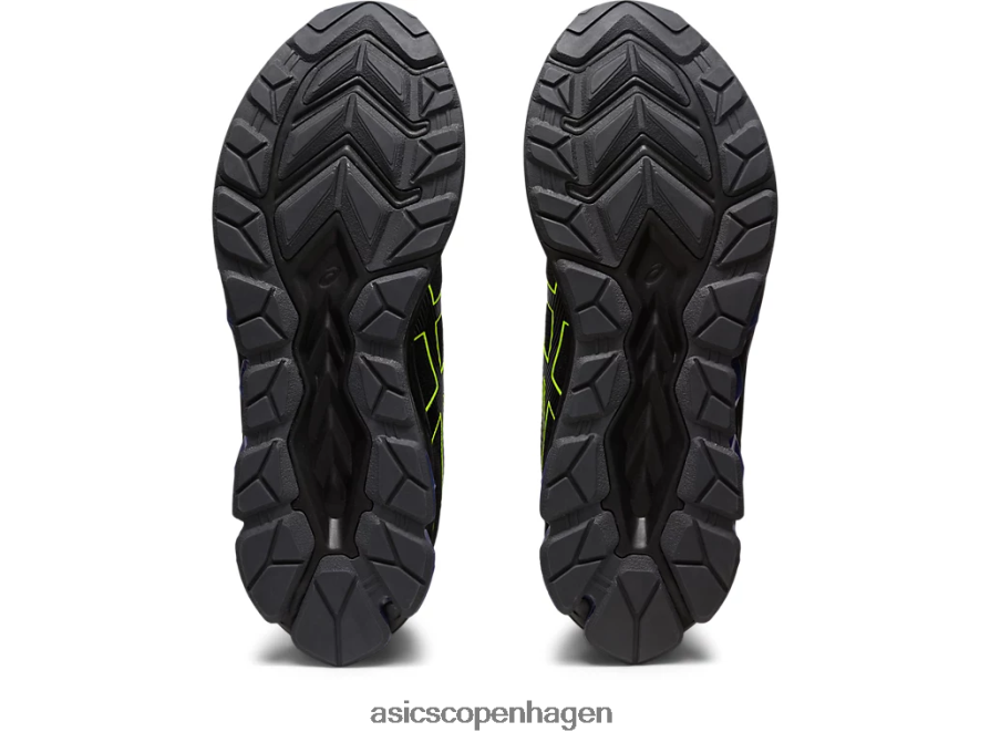 Asics gel-kvante 180 vii sort/sikkerhedsgul Z206F6224