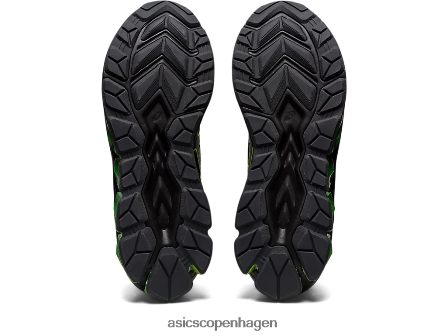 Asics gel-kvante 180 vii sort/sikkerhedsgul Z206F6816