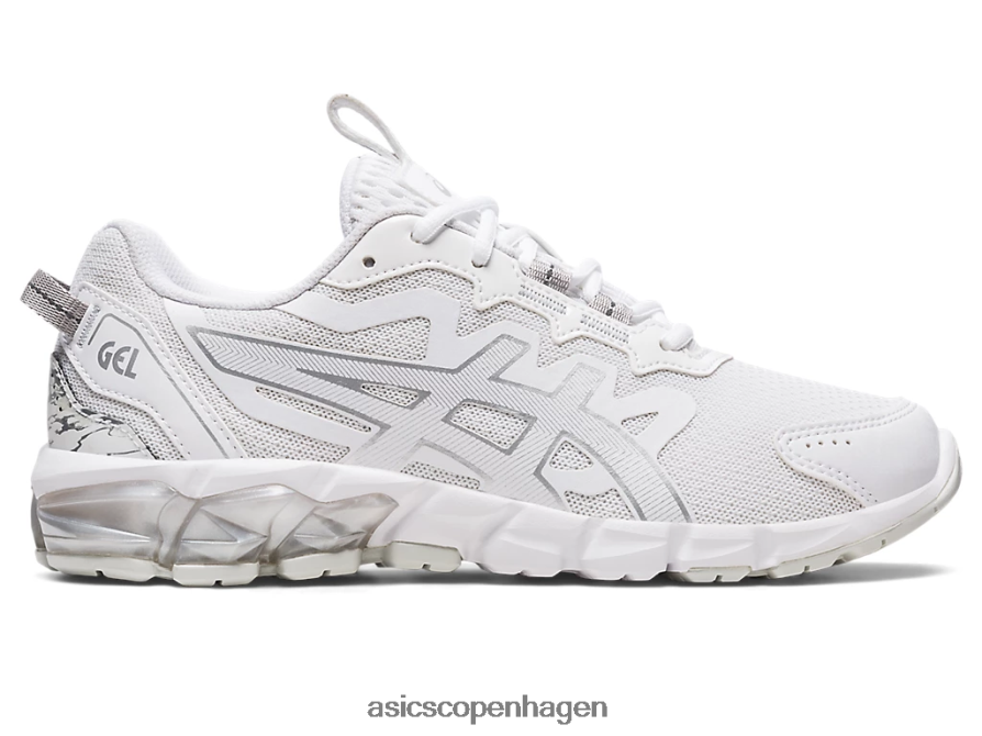 Asics gel-kvante 90 hvid/ren sølv Z206F62866