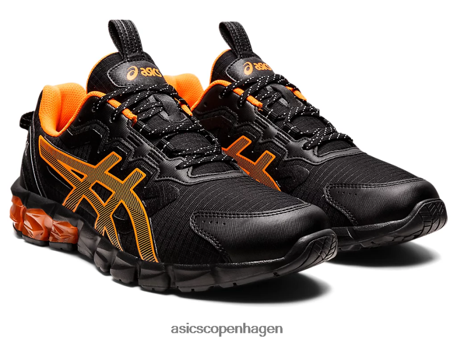 Asics gel-kvante 90 sort/chokerende orange Z206F61603
