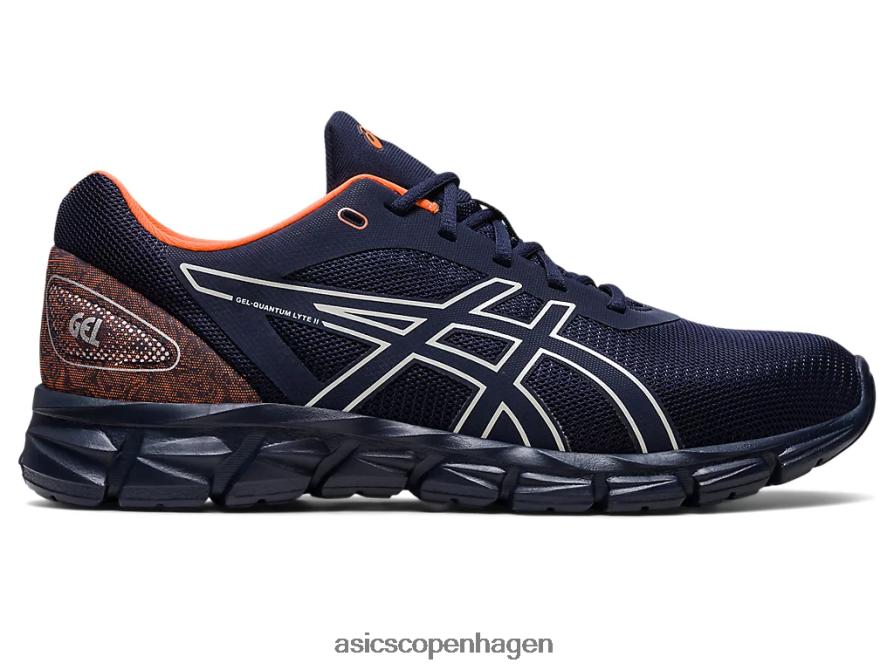 Asics gel-kvante-lyt ii midnat/chokerende orange Z206F6268