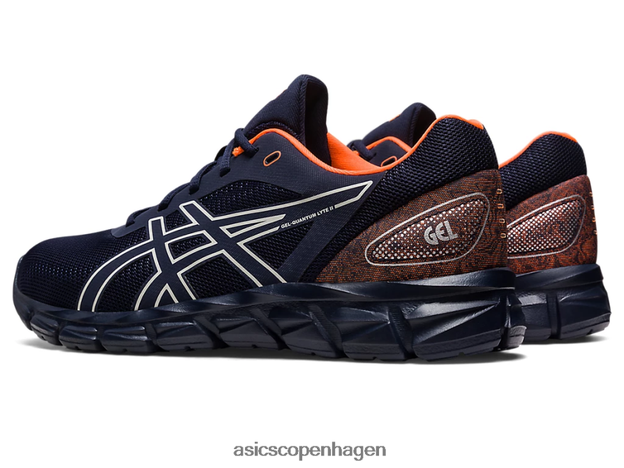 Asics gel-kvante-lyt ii midnat/chokerende orange Z206F6268