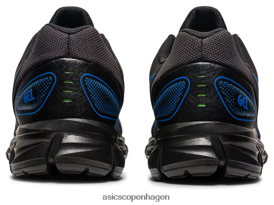 Asics gel-kvante-lyt ii sort/elektrisk blå Z206F6446