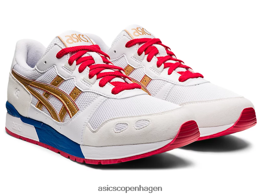 Asics gel-lyt hvid/rent guld Z206F61744
