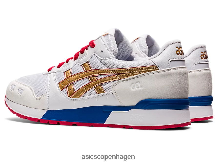 Asics gel-lyt hvid/rent guld Z206F61744