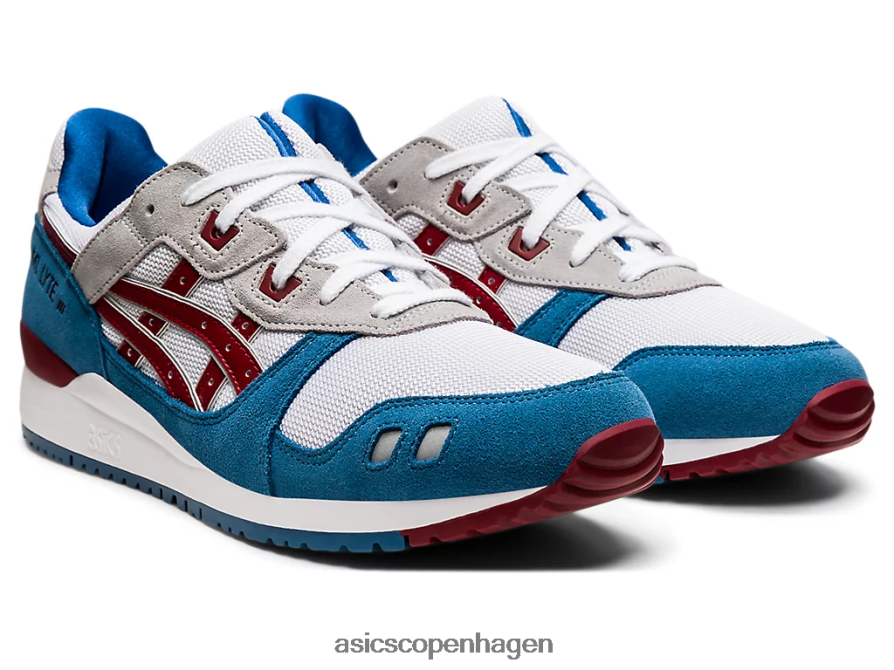Asics gel-lyte iii og azurblå/roejuice Z206F61819