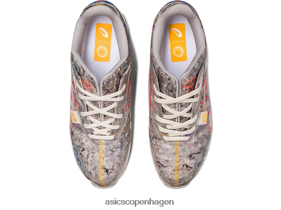 Asics gel-lyte iii og genbrugsfilt østersgrå/diva pink Z206F6212