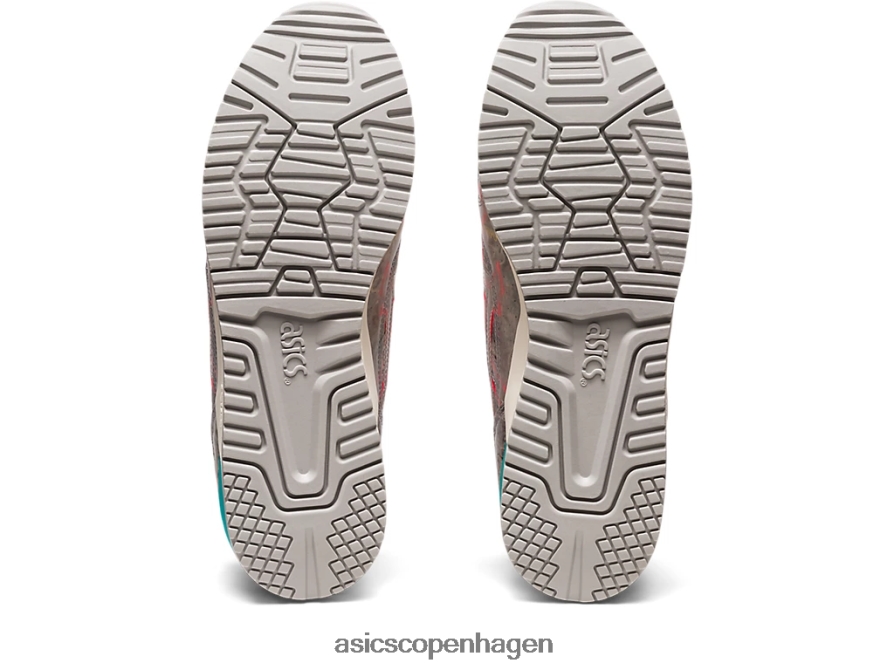 Asics gel-lyte iii og genbrugsfilt østersgrå/diva pink Z206F6212