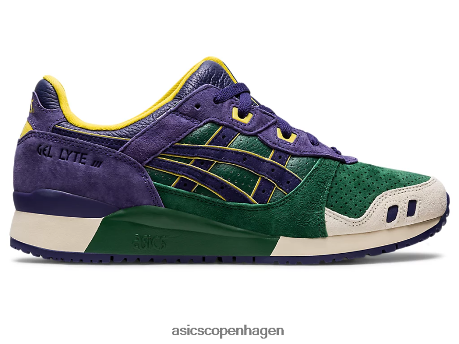 Asics gel-lyte iii og jægergrøn/lilla mat Z206F61330