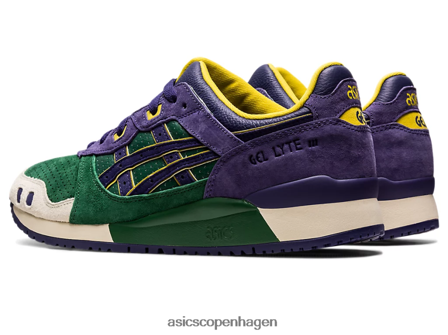 Asics gel-lyte iii og jægergrøn/lilla mat Z206F61330