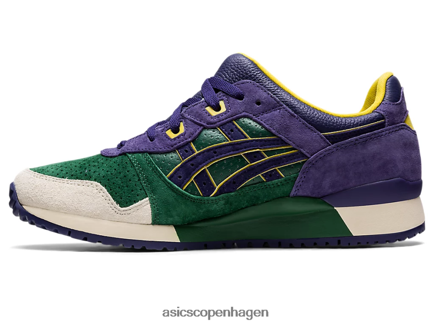 Asics gel-lyte iii og jægergrøn/lilla mat Z206F61330