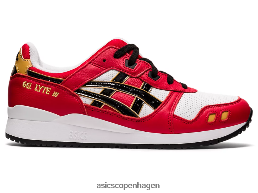 Asics gel-lyte iii og klassisk rød/sort Z206F61656