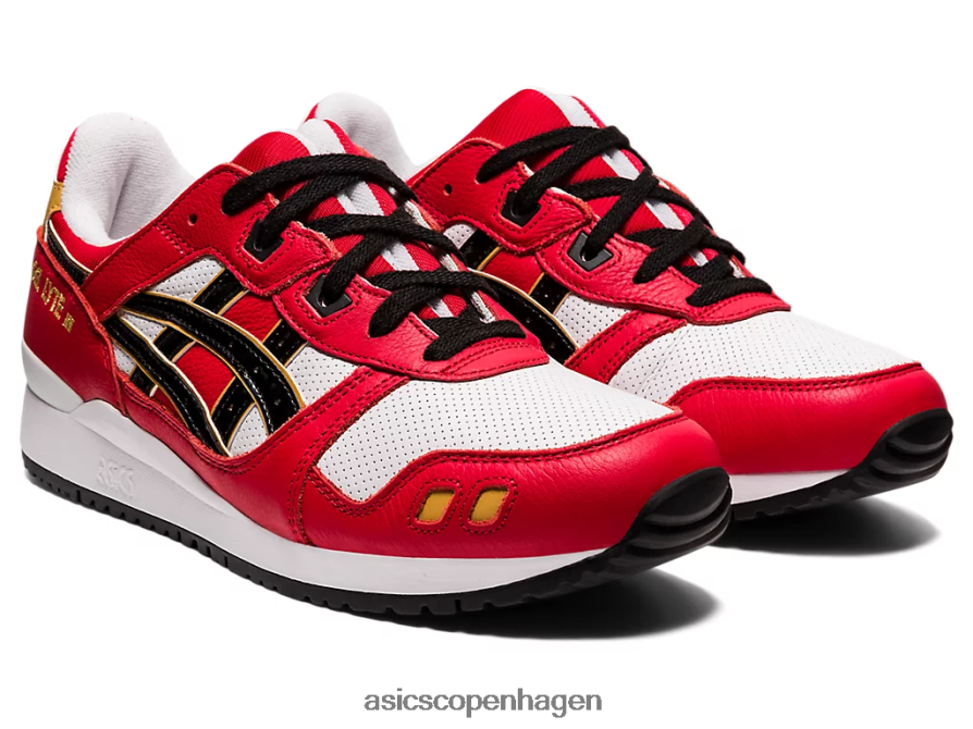 Asics gel-lyte iii og klassisk rød/sort Z206F61656