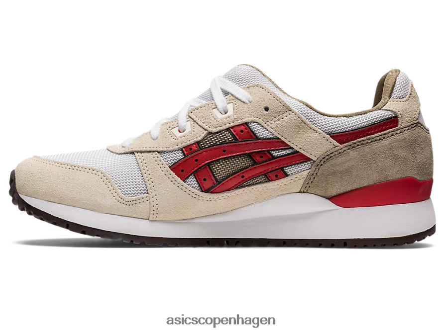 Asics gel-lyte iii og røg grå/rød alarm Z206F61094