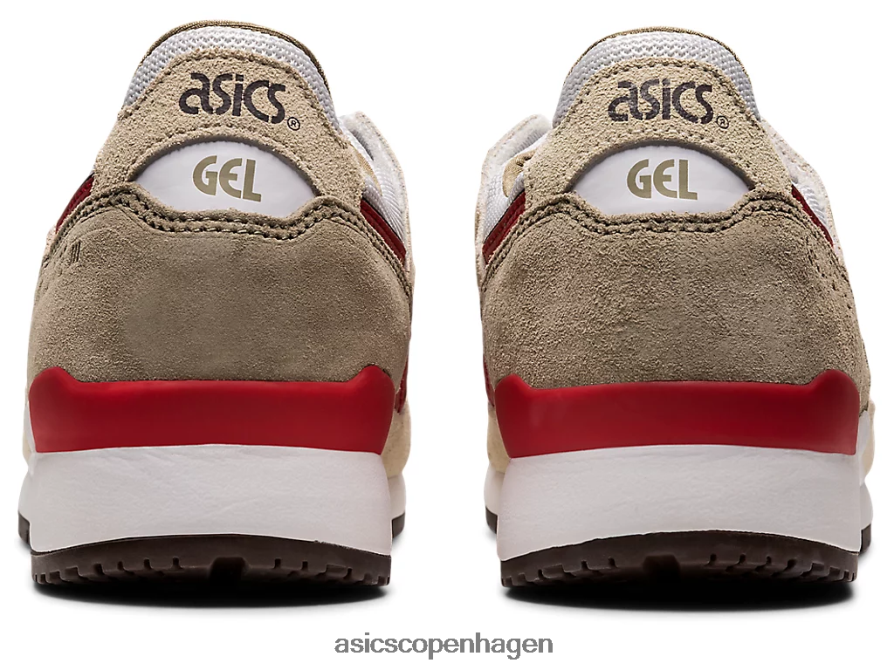 Asics gel-lyte iii og røg grå/rød alarm Z206F61094