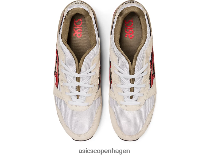 Asics gel-lyte iii og røg grå/rød alarm Z206F61094