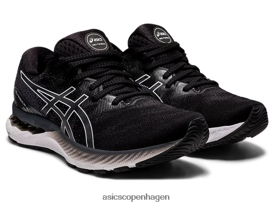 Asics gel-nimbus 23 bred sort hvid Z206F64011