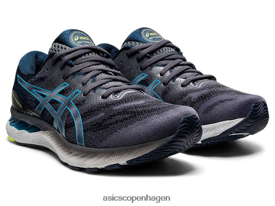 Asics gel-nimbus 23 bærer grå/digital aqua Z206F62018