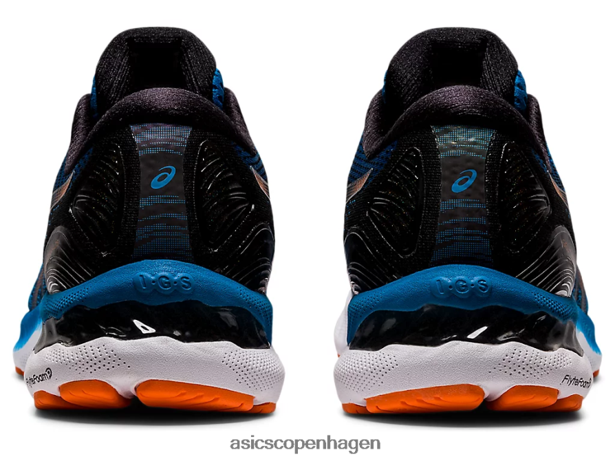 Asics gel-nimbus 23 genfødt blå/sort Z206F61945