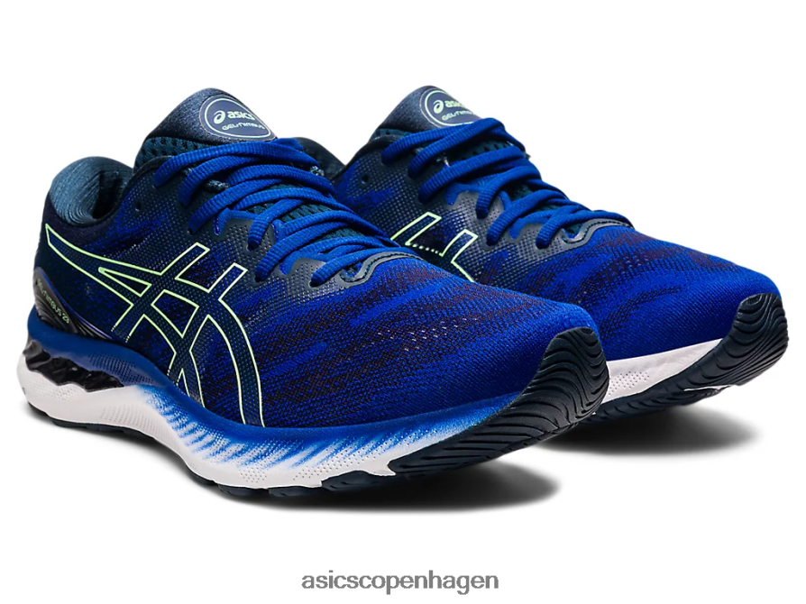 Asics gel-nimbus 23 monaco blå/lys lime Z206F61854