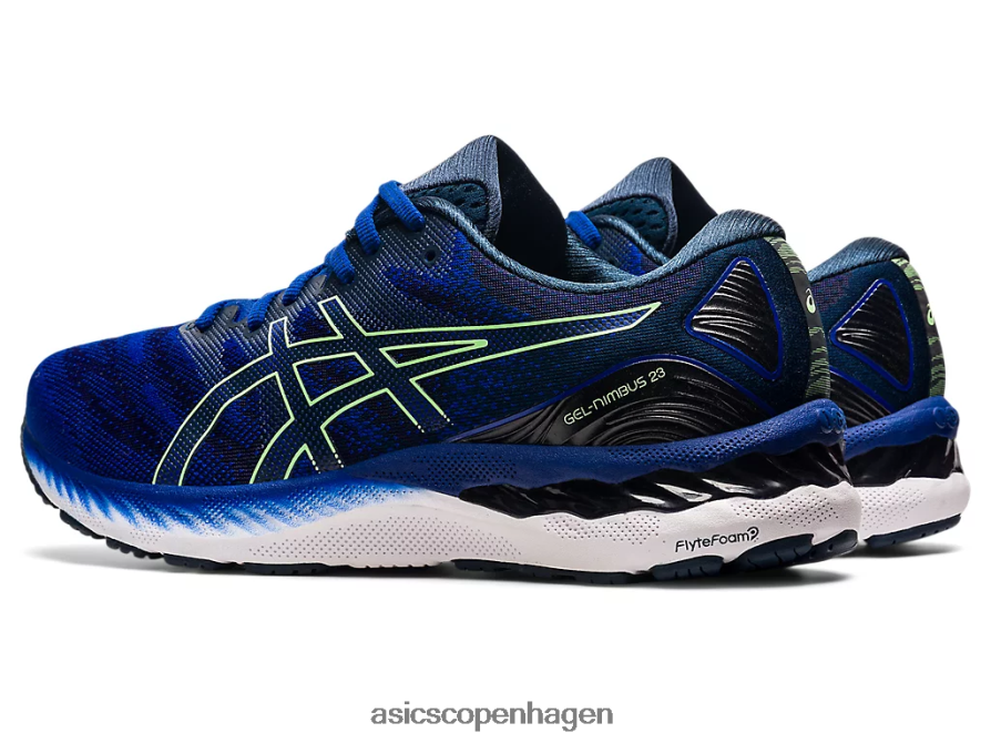 Asics gel-nimbus 23 monaco blå/lys lime Z206F61854