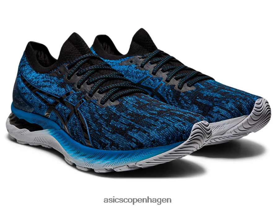 Asics gel-nimbus 23 strik genfødt blå/sort Z206F61895