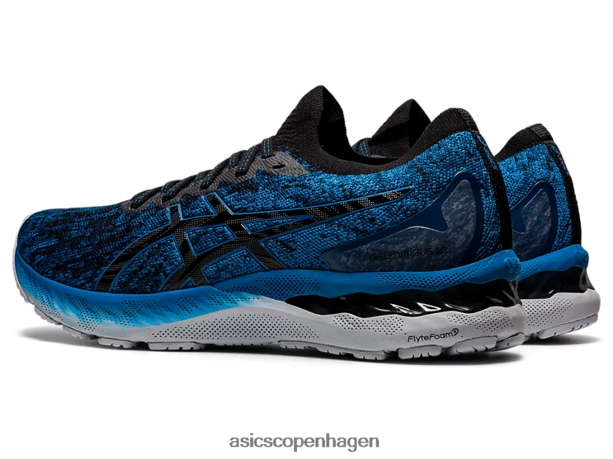 Asics gel-nimbus 23 strik genfødt blå/sort Z206F61895
