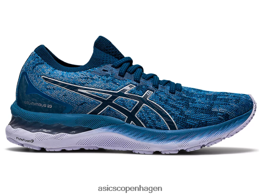 Asics gel-nimbus 23 strik grå tandtråd/mako blå Z206F63922