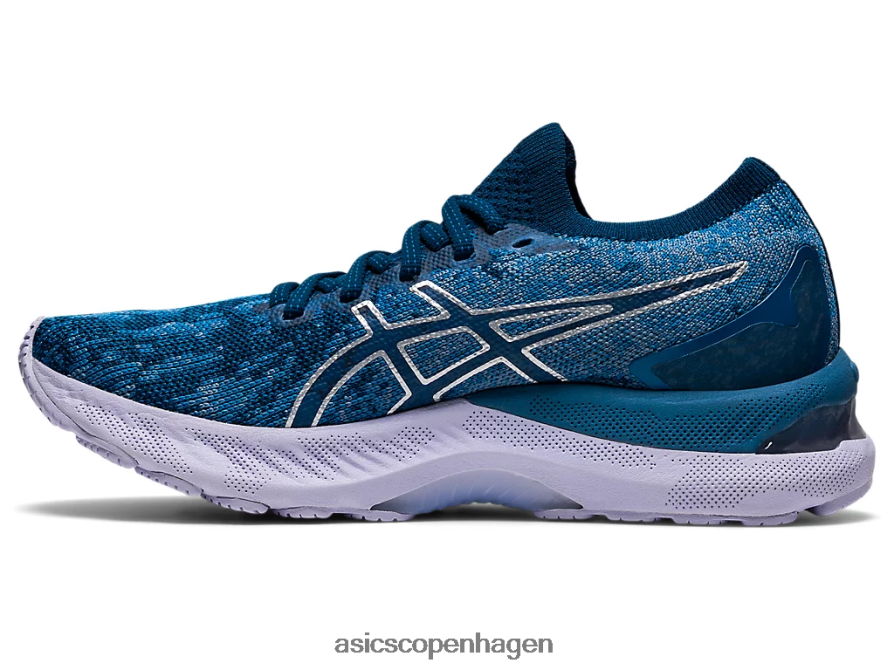 Asics gel-nimbus 23 strik grå tandtråd/mako blå Z206F63922