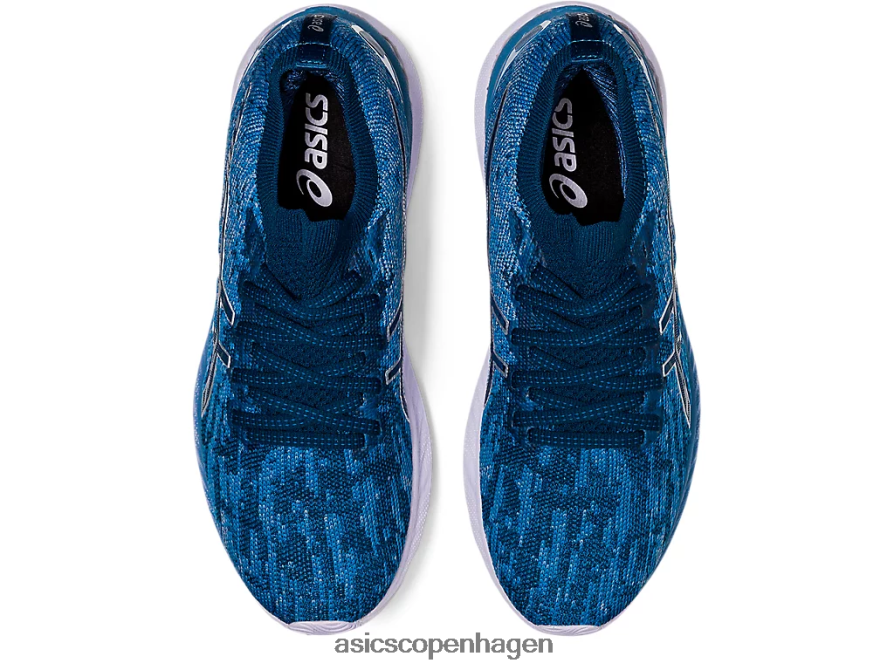 Asics gel-nimbus 23 strik grå tandtråd/mako blå Z206F63922