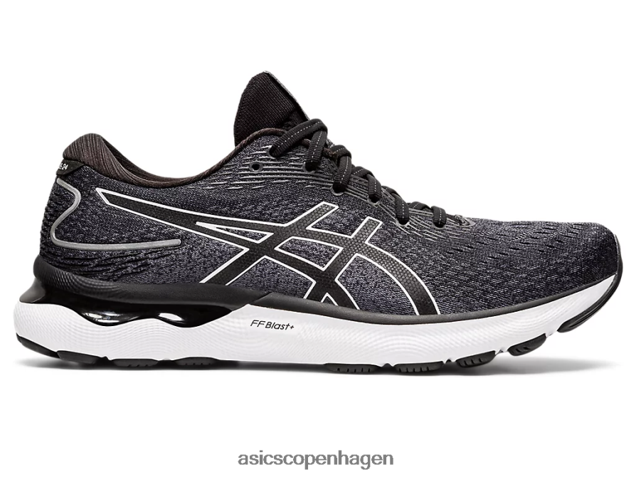 Asics gel-nimbus 24 bred sort hvid Z206F61471