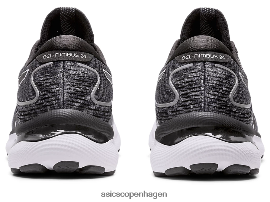 Asics gel-nimbus 24 ekstra bred sort hvid Z206F61466